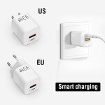 Charger Factory - 33W GaN Dual Port Foldable Fast Wall Charger