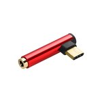 Audio Adapter Factory - USB C to 3.5Mm Elbow Jack Adapter