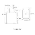 Charger Supplier - 20W PD Type C Fast Wall Charger for iPhone 16 15