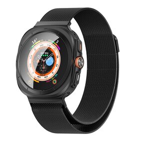 Watch Band Manufacturer - 47mm Nylon Braid Strap for Samsung Galaxy Watch Ultra