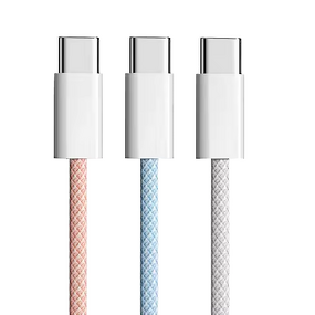 Type C Cable Manufacturer - 60W 1M Braided Nylon Fast Charging Cable
