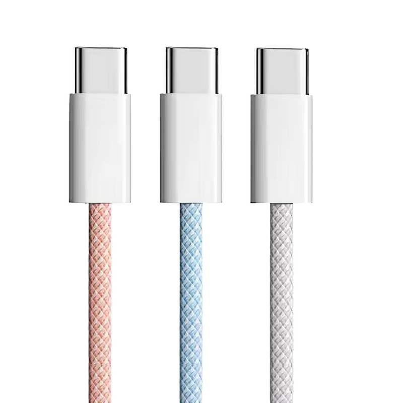 Type C Cable Manufacturer - 60W 1M Braided Nylon Fast Charging Cable