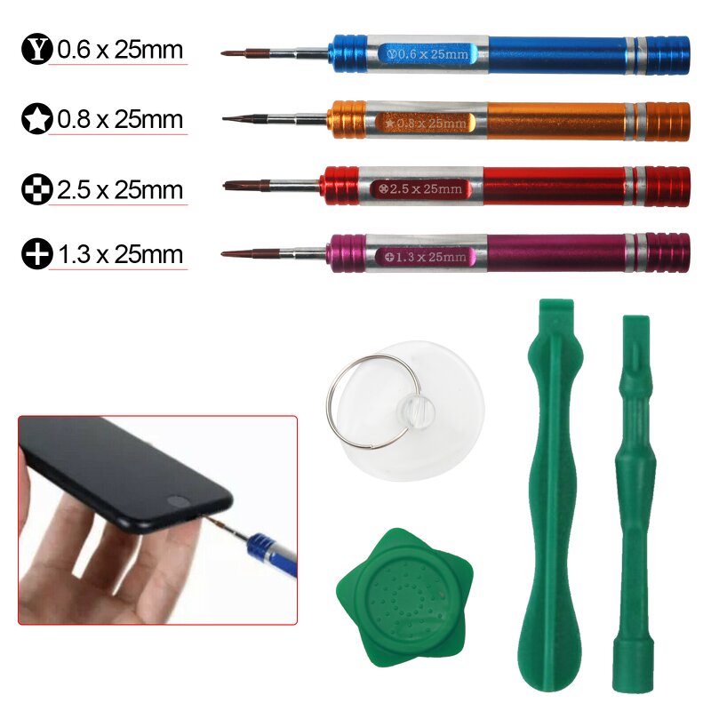 Repair Tools Manufacturer - 8pcs Metal Plastic Screwdriver Pry Kit Set