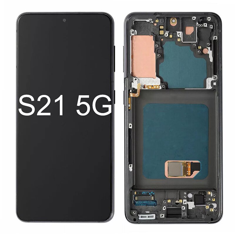 Phone LCD Supplier - OLED Display for Samsung S21 5G with Frame