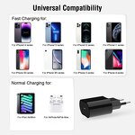 Charger Manufacturer - 20W USB C EU Plug Power Adapter for iPhone 16