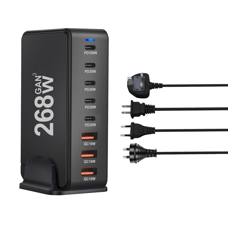 Charger Manufacturer - 268W GaN MultiPort Desktop Universal Fast Charger