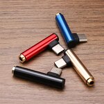 Audio Adapter Factory - USB C to 3.5Mm Elbow Jack Adapter