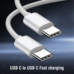 USB Cable Factory - 1m 2m 1.5m TPE Quick Charge USB C to C Cable