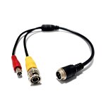 CCTV Adapter Manufacturer - M12 4Pin to BNC DC RCA Female Adapter Cable