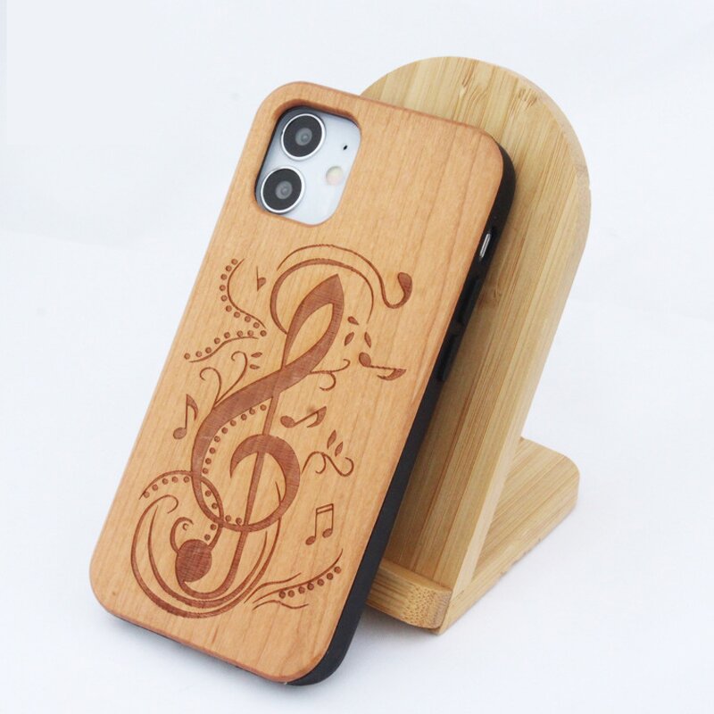 iPhone Case Factory - 3D Laser Wooden Hard Case for iPhone 6 7 8 Plus