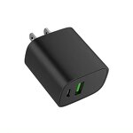 Charger Factory - 20W A+C Dual Port QC3.0 PD Fast Wall Charger