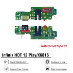 USB Charging Port Factory - OEM Flex Cable for Tecno Infinix Hot 12