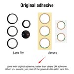 Camera Lens Supplier - Replacement Broken Lens with Sticker for iPhone