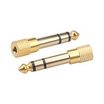 Audio Adapter Manufacturer - 6.35mm to 3.5mm Stereo Headphones Adapter
