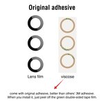 Camera Lens Manufacturer - Back Camera Glass Lens Cover Ring for Samsung