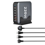 Charger Manufacturer - 220W GaN 4 Port Type C Desktop Universal Fast Charger