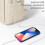 Laptop Backpack Factory - Wholesale Unisex High Capacity USB Zippered Shock-proof