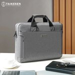 Briefcase Factory - Portable Genuine Slim Computer Shoulder Bag for 17 Inch