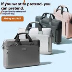 Briefcase Factory - Portable Genuine Slim Computer Shoulder Bag for 17 Inch