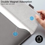Laptop Sleeve Factory - 13-16 Inch Waterproof PU Leather Magnetic Stand Bag
