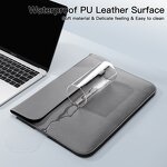 Laptop Sleeve Factory - 12-16 Inch with Stand Leather Case for Macbook Air Pro