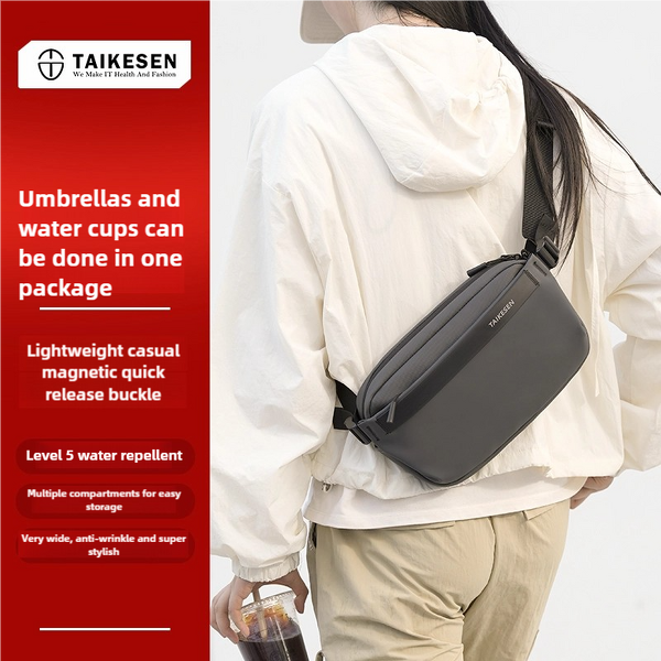 Chest Bag Factory - Small Luxury Multi-pockets Sports Casual Crossbody Bag