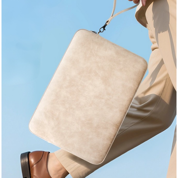 Laptop Sleeve Factory - Popular PU Leather Envelope Style Shock Proof Briefcase