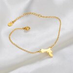 Charm Anklet Factory - Lady Silver 18k Gold Plated Netherlands Antilles Link Chain