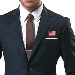 Country Flag Pin Factory - Manufacturer 287 Countries National Flag Rectangular Badge