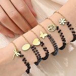 Link Chain Bracelet Factory - Waterproof 18k Gold Stainless Steel Paper Clip Design