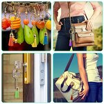 Tassel Charm Factory - DIY Crafts Tassel Pendant Keychain Rings Jewelry Accessories