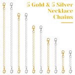 Extender Chain Factory - Manufacturer Silver Gold Plated Alloy DIY Lobsters Extender