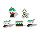Country Flag Pin Factory - Manufacturer Syria National Flag Map Brooches Pin
