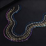 Chain Necklace Factory - 3MM Stainless Steel Geometric Bamboo Hip Hop for Men