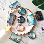 Fridge Magnet Factory - Manufacturer Crystal Glass Dome Cabochon Souvenir Magnet