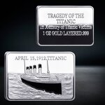 Commemorative Coin Factory - Manufacturer Double Sided Silver Gold Plated Titanic