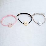 Beaded Bracelet Factory - Stainless Steel Personalized Engraving Round Disc Bead