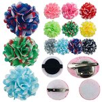 Lace Flower Factory - DIY 6.5cm Lace Shabby Flower Artificial Fabric Rosette