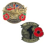 Remembrance Pin Factory - Poppy Flower Lest We Forget Commemorative Brooch Badge