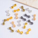 Dumbbell Bead Pendant Factory - Antique Silver Gold Gun-Black Plated Dumbbell Bead