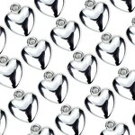 Heart Charm Factory - Manufacturer Antique Silver Solid Heart DIY Jewelry Accessories
