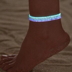 Luminous Anklet Factory - Fashion Summer Beach Glow in the Dark Colorful Beads