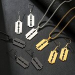 Razor Blade Charm Factory - Manufacturer Antique Silver Gold Razor Blade DIY