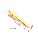 Tie Clip Factory - Custom Engraved Gold Black Blue Silver Brass Business Gift