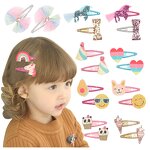 Hair Clip Set Factory - Sweet Baby Unicorn Rainbow Cat Bow Tie Clip Barrettes