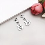 Musical Instrument Charm Factory - Antique Silver Gold Violin DIY Jewelry Accessories