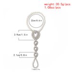 Tennis Anklet Factory - Lady Silver Gold Plated Link Chain Rhinestone Tennis