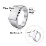 Personalized Ring Factory - Stainless Steel Stamp Engraved Laser Engraving Custom