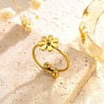 Jewelry Set Factory - 18K Gold Plated 316L Stainless Steel Daisy Set for Women