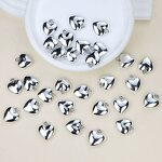 Heart Charm Factory - Manufacturer Antique Silver Solid Heart DIY Jewelry Accessories
